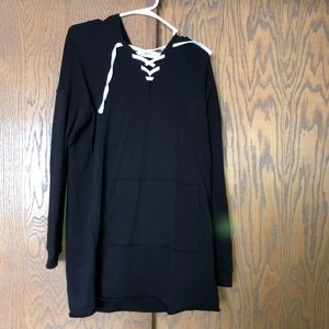 Mini sweatshirt dress